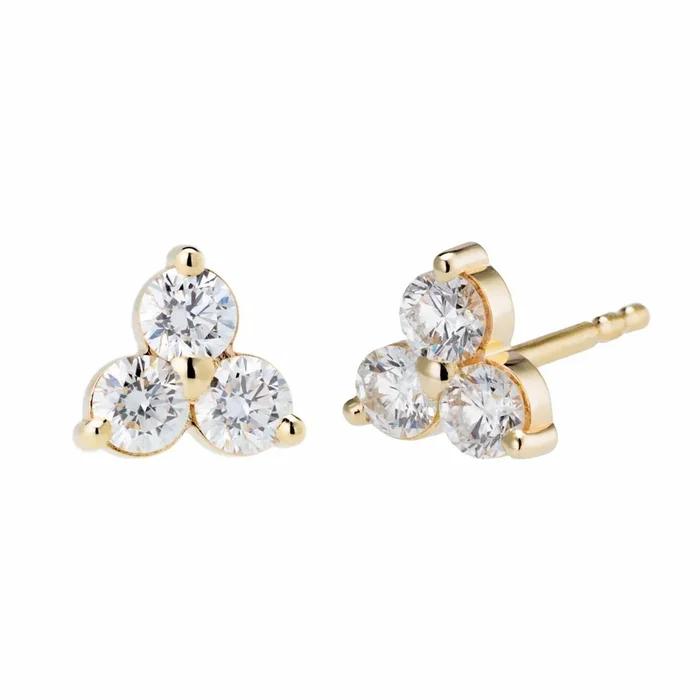 0.36ctw Diamond Florette Studs