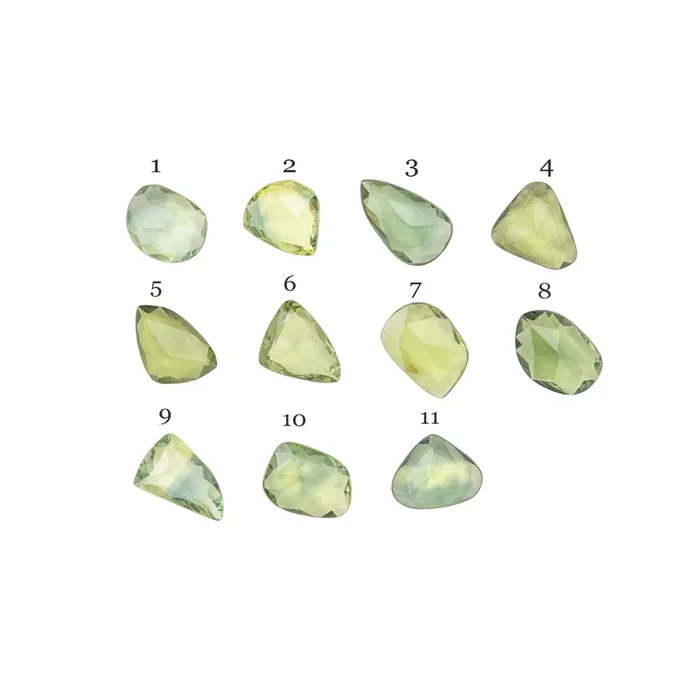 0.40ct Organic Shape Green Sapphire CS220