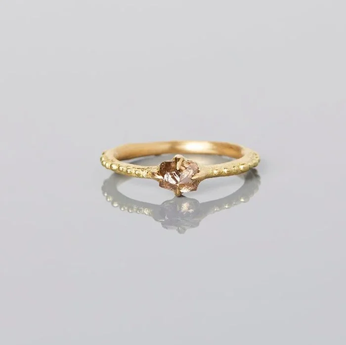 0.49 Carat 15th Anniversary One-of-a-Kind Brown Diamond Ring | BDR13-OOAK