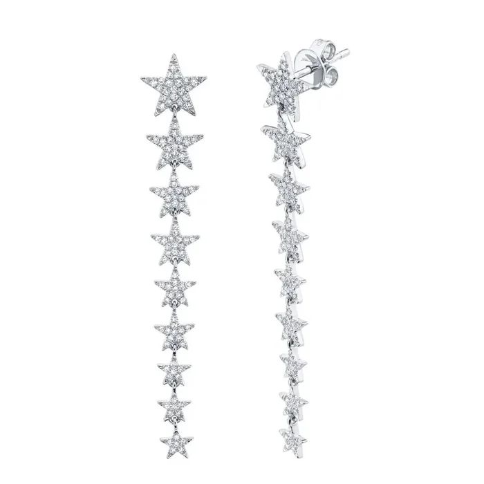 0.51ctw Diamond Star Earring