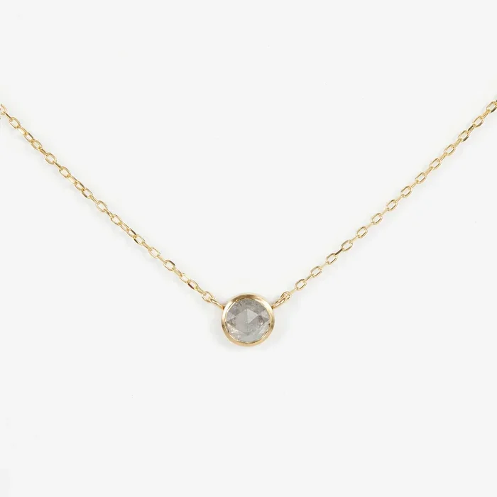 0.63 Carat One-of-a-Kind Rose Cut Diamond Necklace | DN12-OOAK