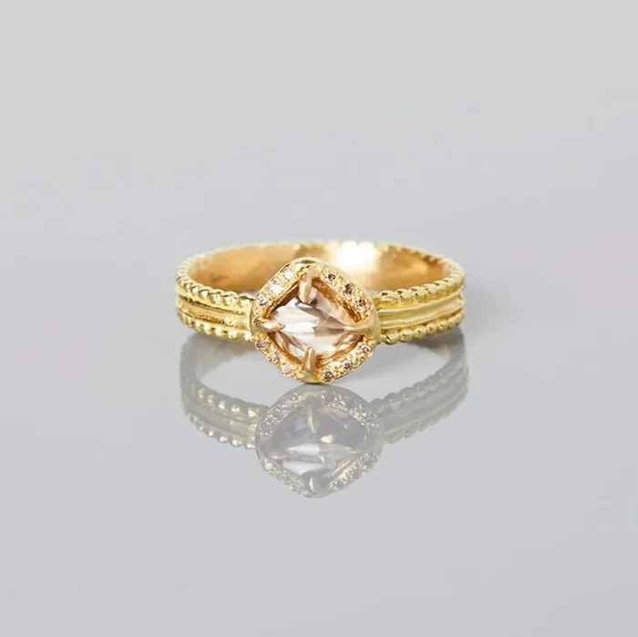0.65 Carat 15th Anniversary One-of-a-Kind Brown Diamond Ring | BDR20-OOAK