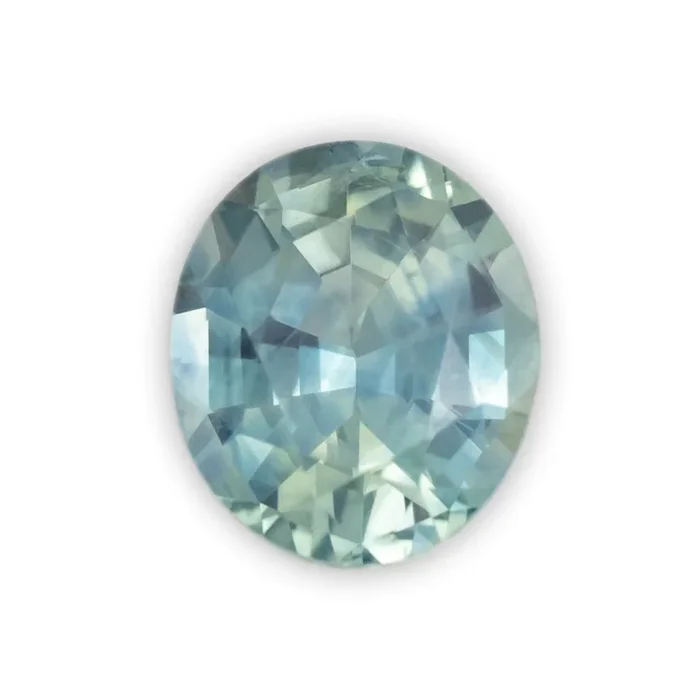 0.76ct 6x5x3.33mm OVAL BRILLIANT CUT NATURAL LIGHT BLUE MONTANA SAPPHIRE