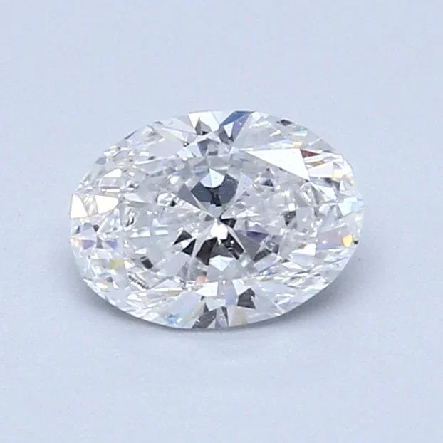 0.80 Carat D SI2 Oval Diamond
