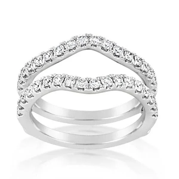 0.85 Carat Diamond Wedding Ring Jacket