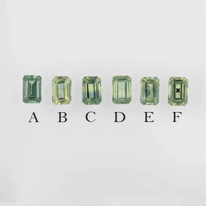 0.85ct Calibrated Emerald Montana Sapphires (6x4mm) CS258
