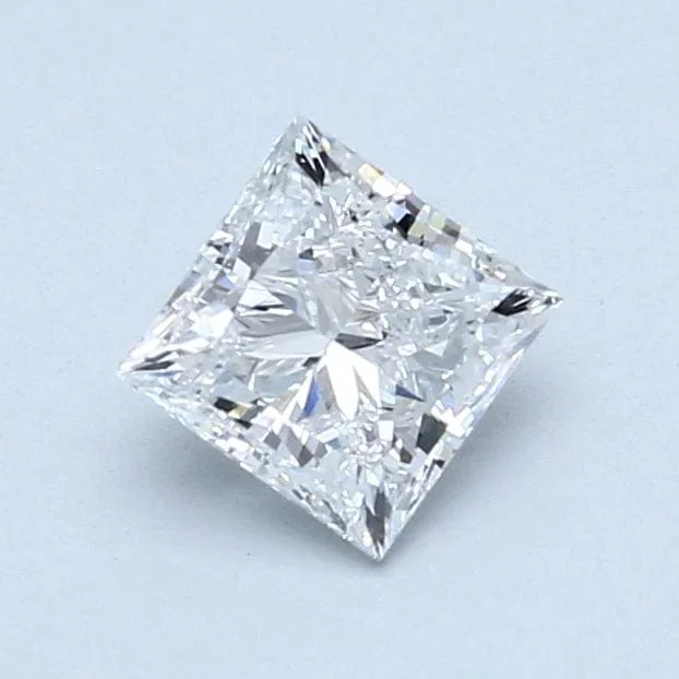 0.90 Carat E SI1 Princess Cut Diamond