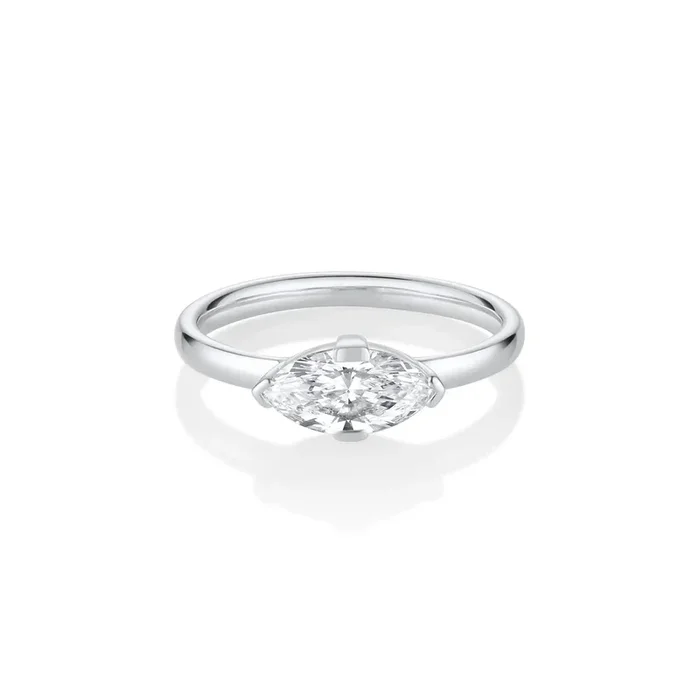 0.90ct Lab-Created Diamond Marquise Noelle Ring