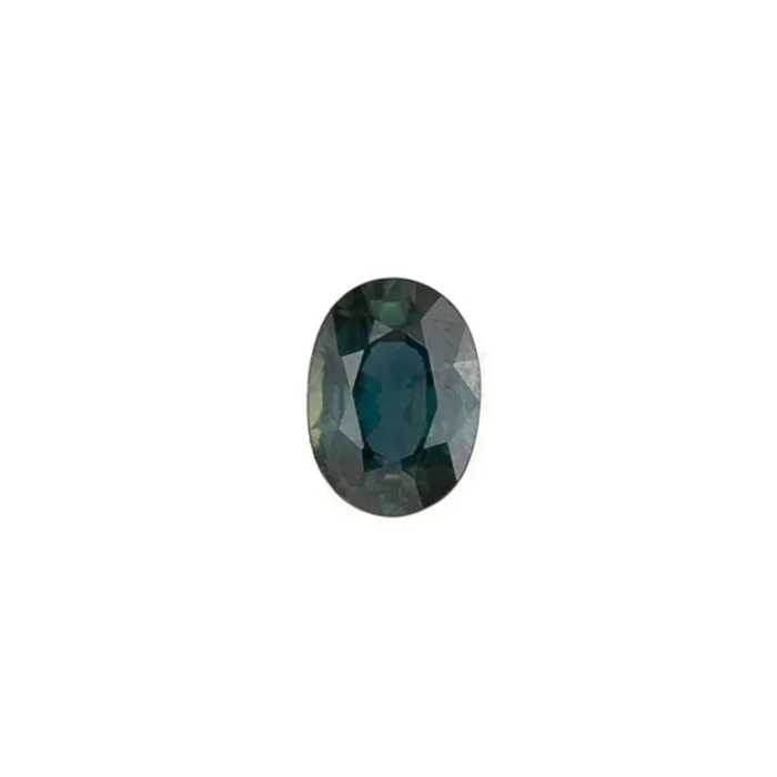1.03ct Oval Cut Dark Teal Blue Madagascar Sapphire SO586