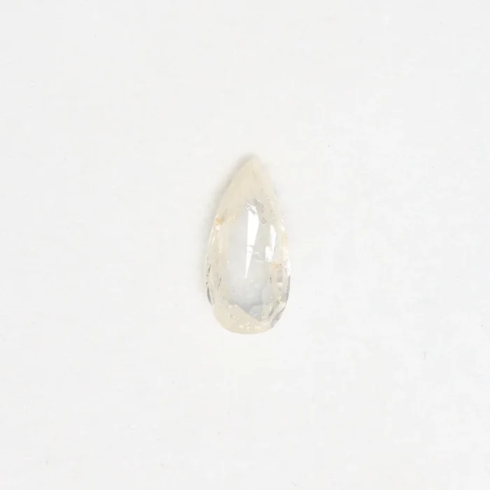 1.05ct 10.06×4.85mm PEAR ROSE CUT SALT & PEPPER DIAMOND