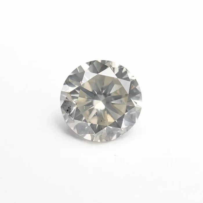 1.05ct 6.38×6.35mm SI2 Fancy Grey Round Brilliant 24514-06