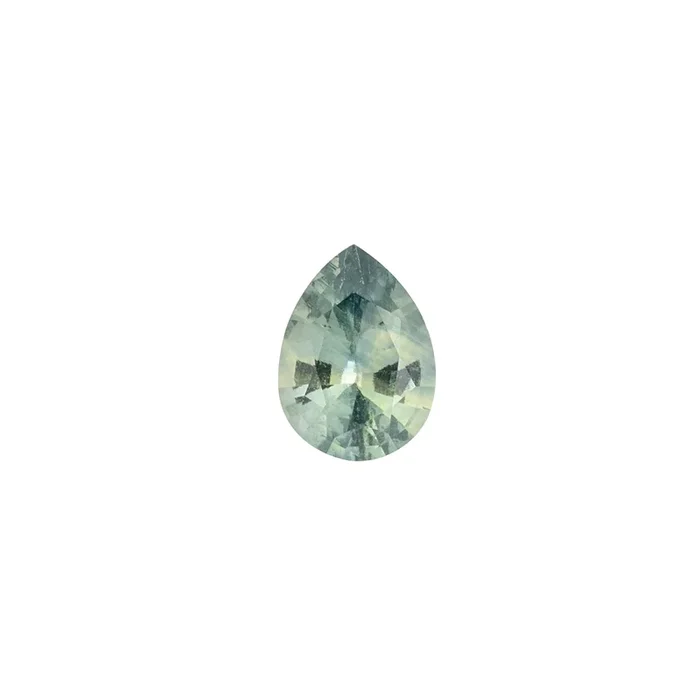 1.09ct ペアカット ライトグリーンサファイア マダガスカル産 SF209
