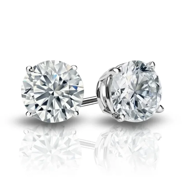 1-1/2ctw Certified Lab Grown Diamond Stud Earrings