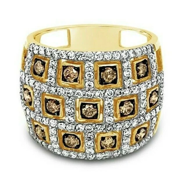 1 1/4 cts Chocolate Diamond Ring in 14K Yellow Gold by Le Vian