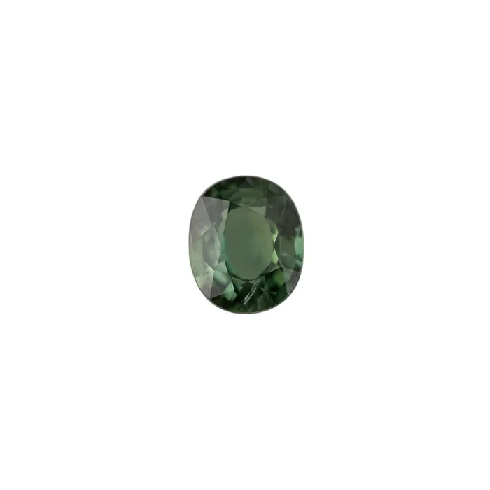 1.11ct Oval Cut Light Green Madagascar Sapphire SO556