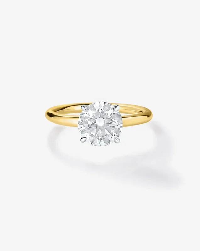 1.15 Round Brilliant Lab Diamond in Cloud Soltaire