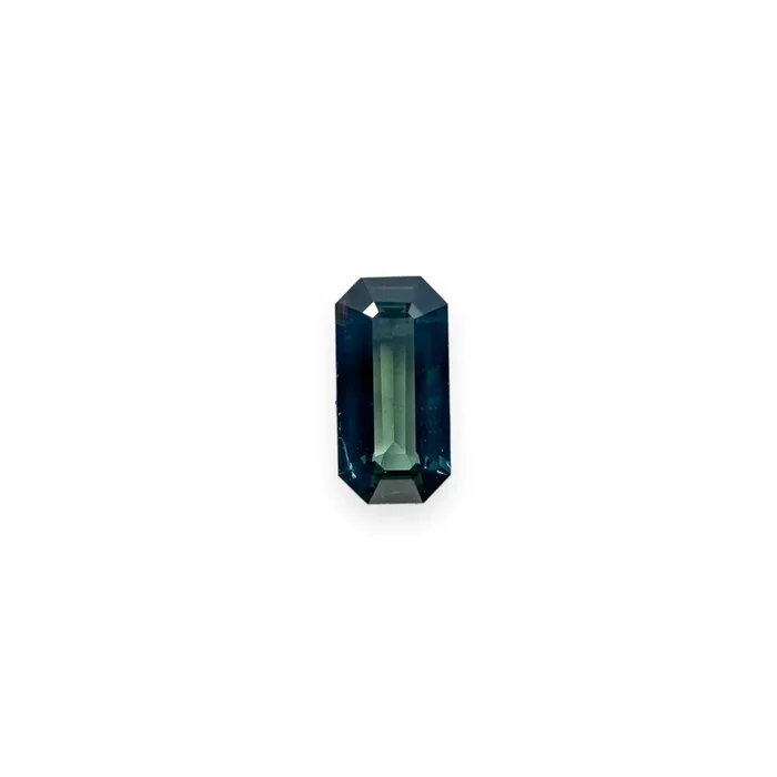 1.26ct 9.16×4.63×2.74mm Cut Corner Rectangle Sapphire
