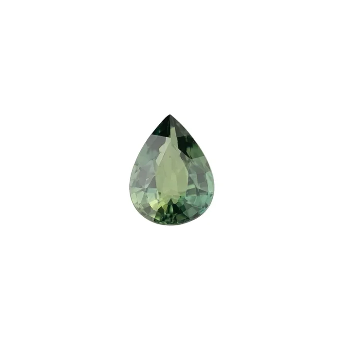 1.36ct Pear Cut Green Madagascar Sapphire SF423
