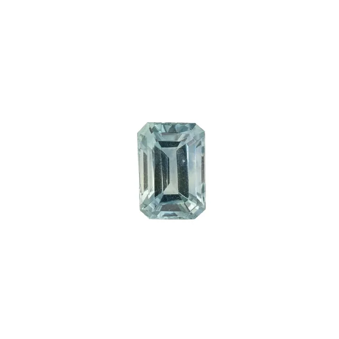 1.38ct エメラルドカット ライトブルーサファイア モンタナ産 SF335