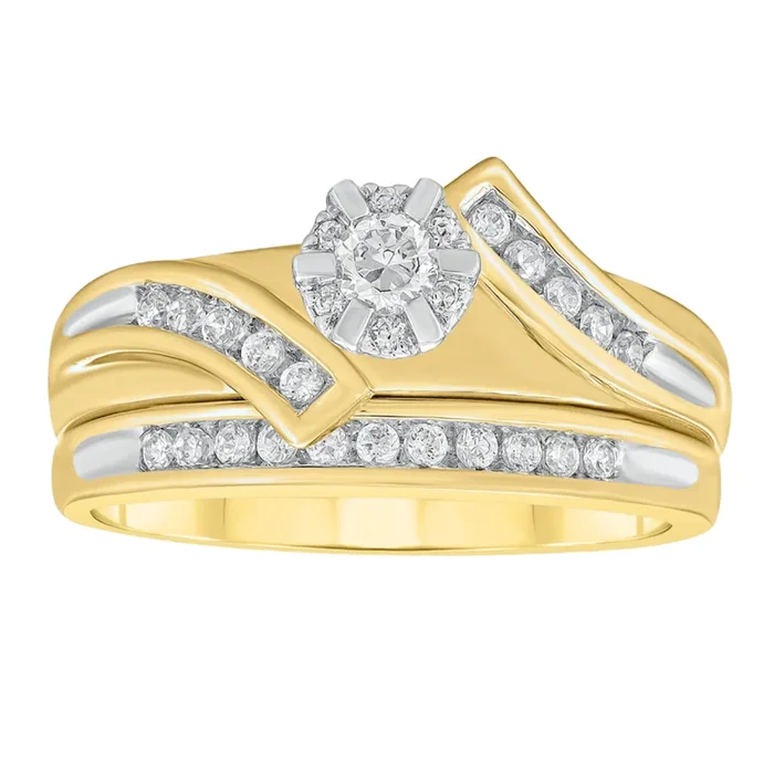1/3ctw Diamond Bridal Set