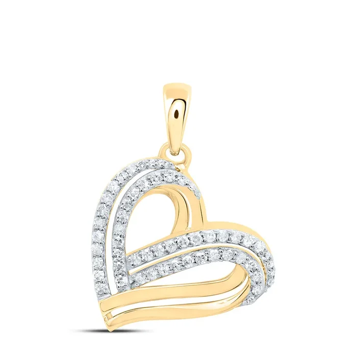 1/3ctw Diamond Heart Pendant