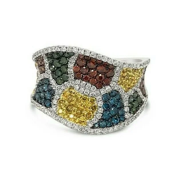 1 5/8 cts White Diamond Ring in 14K White Gold by Le Vian