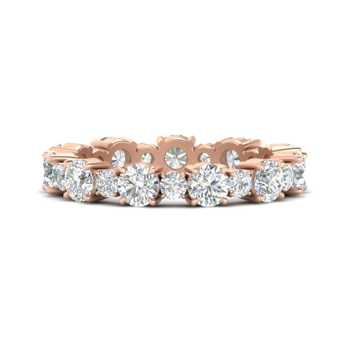1.50 Ct. Asymmetrical Diamond Eternity Band