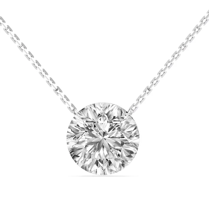 1.5ct Bare Lab Grown Diamond Solitaire Necklace