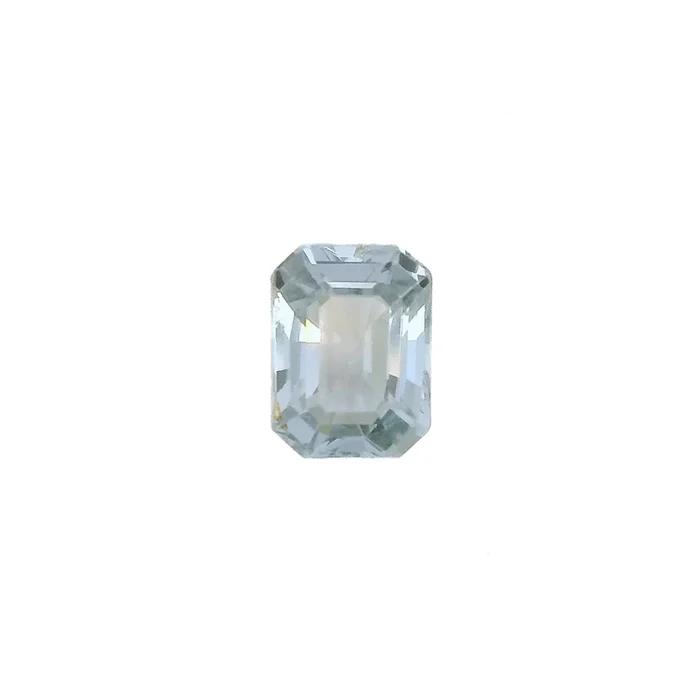 1.63ct Emerald Cut Light Blue Madagascar Sapphire SF520