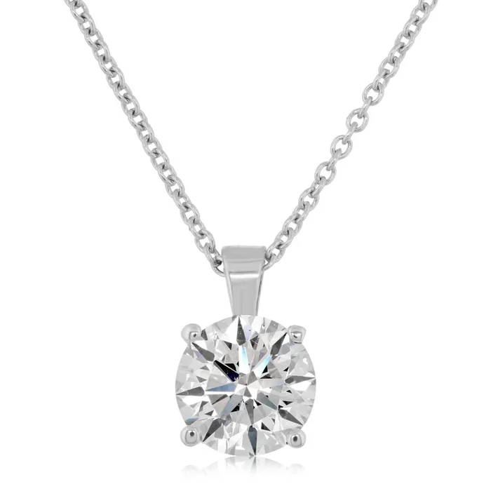 1.70 Carat Diamond Solitaire Pendant