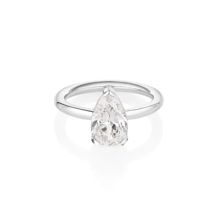 1.86ct Antique Pear Diamond Sloane