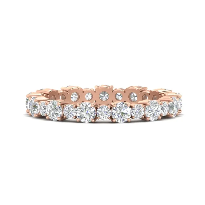 1 Carat Round Graduated Diamond Eternity Band