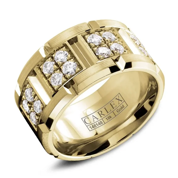 10.5MM G1 Diamond Wedding Band