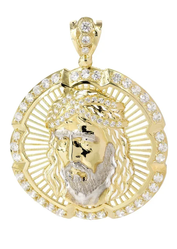 10K Gold Jesus Piece Pendant | 18.7 Grams