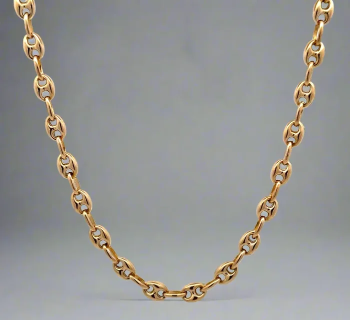 10K Yellow Gold 28″, 4.7mm Gucci Link Unisex Chain