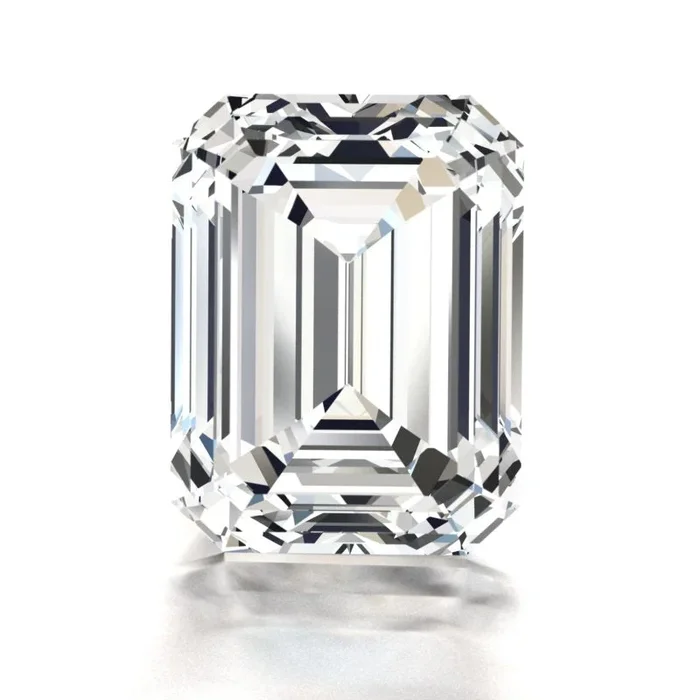 10x8mm Emerald (Step Cut) Moissanite