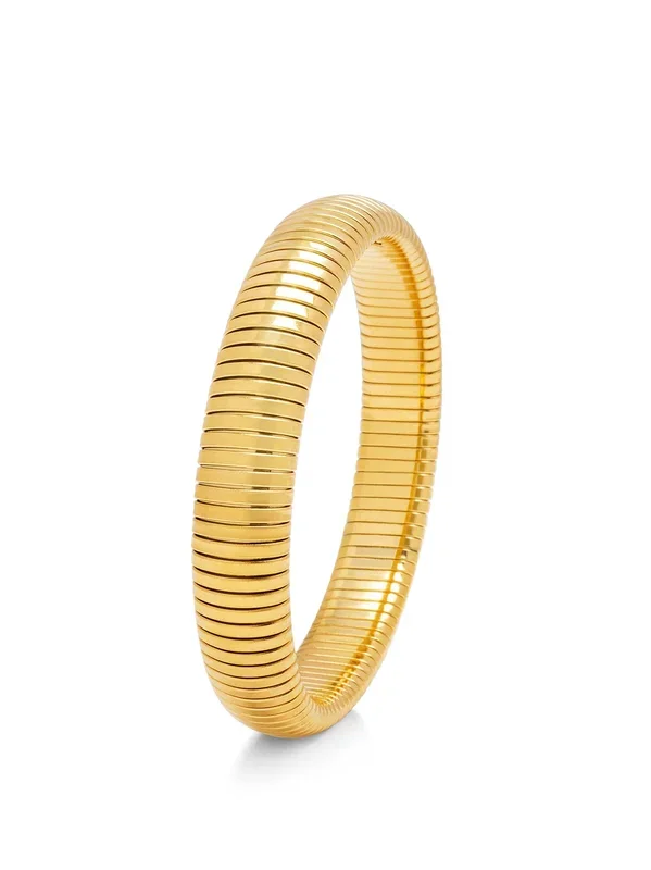 12mm Women’s Gold Stretch Bangle
