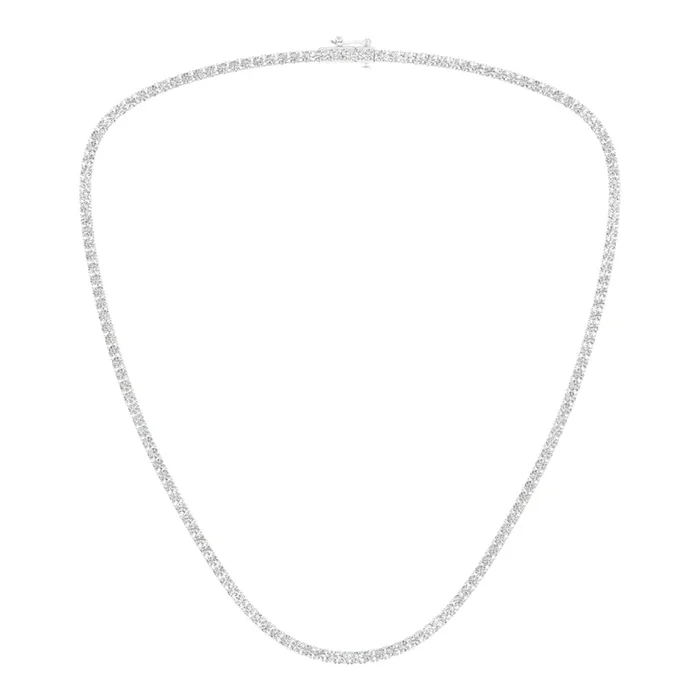 14K 10.00CT Certified Lab Grown Diamond Necklace ( IGI Certified )