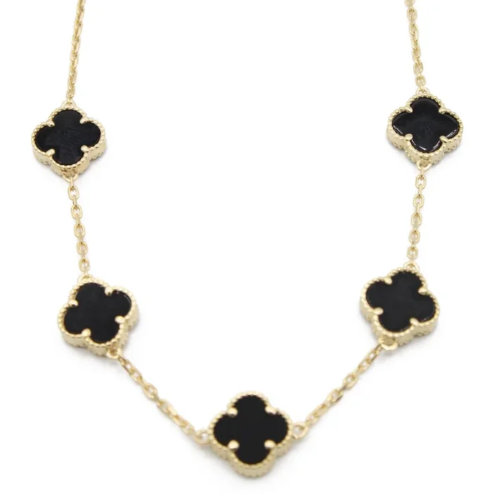 14K Black Clover Fancy Bracelet (S) JTJ™