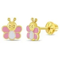 14k Busy Bee Children’s Earrings