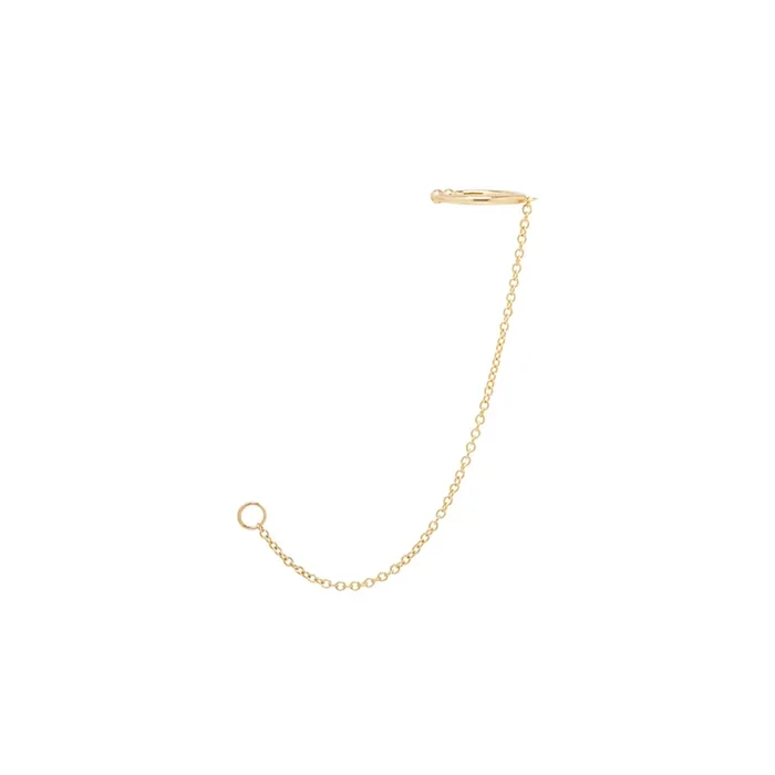14k Chain Ear Cuff Charm