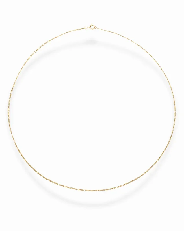 14k Collins Mini Figaro Necklace