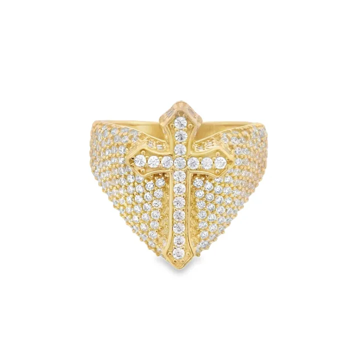 14k Cross CZ Ring JTJ™