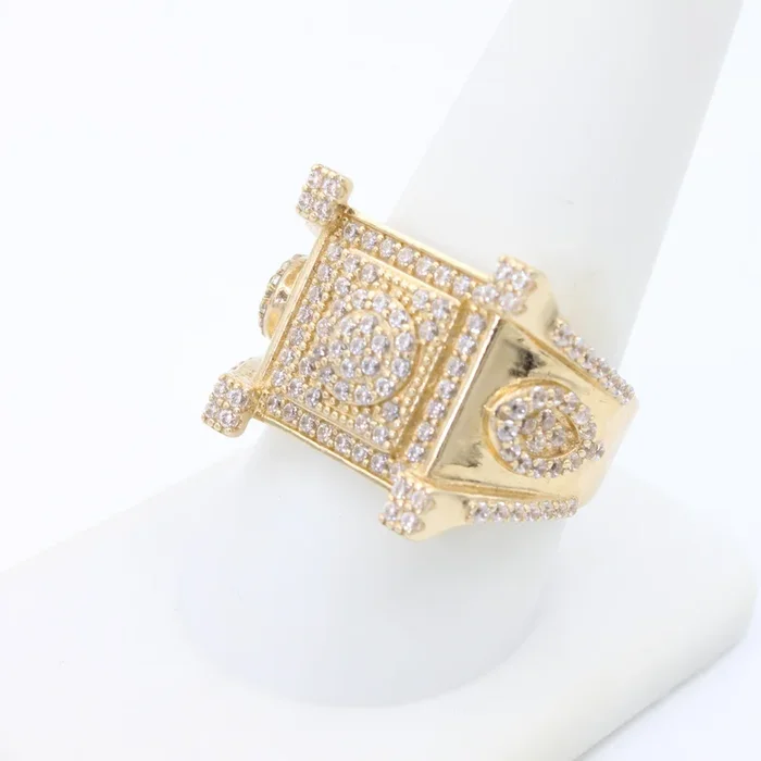 14k CZ Square Ring JTJ™