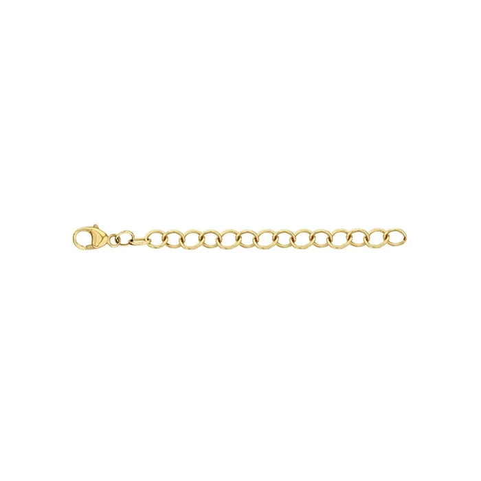 14k Gold 2″ Heavy Chain Necklace Extender