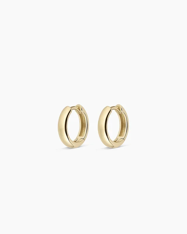 14k Gold Lou Helium Huggies