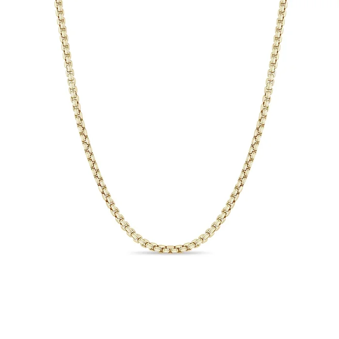 14k Gold Medium Box Chain Necklace