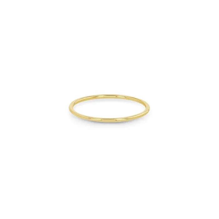 14k Gold Rounded Band Ring – SALE