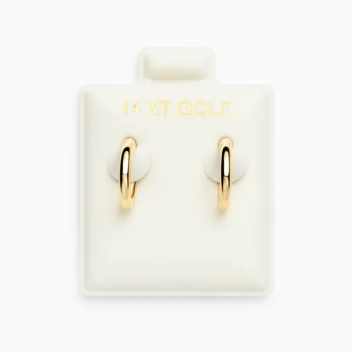 14K Huggies Rounded Earrings JTJ™