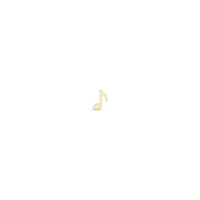 14k Itty Bitty Music Note Stud